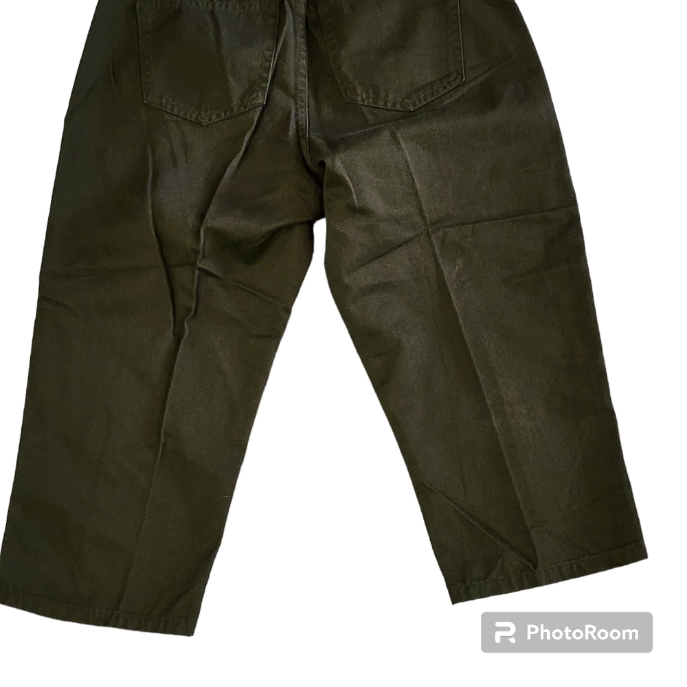 Lauren Jeans Company Ralph Lauren Classic Midcalf pants Green - Picture 6 of 8